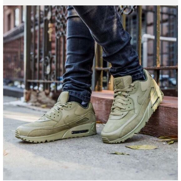 Nike Other - Nike Air Max 90 Army Green Shoes Men’s 8.5